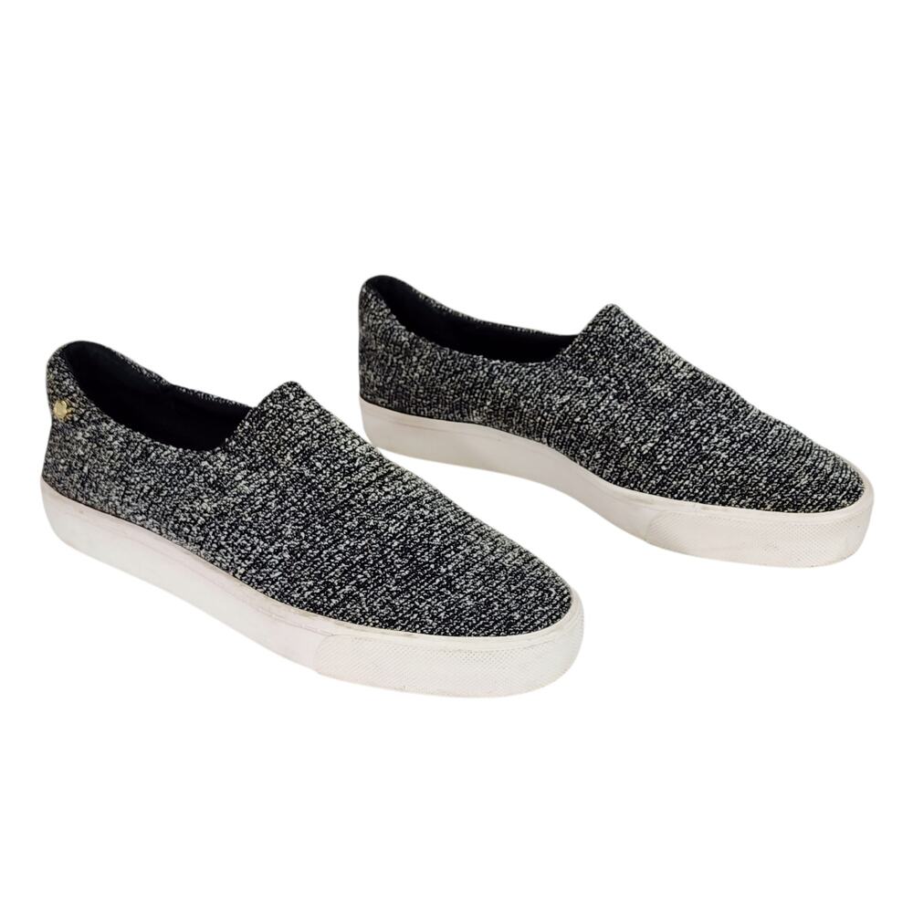Louise et Cie Sneakers 8 38 Women Slip On Betha Knit Black White Comfort Loafers